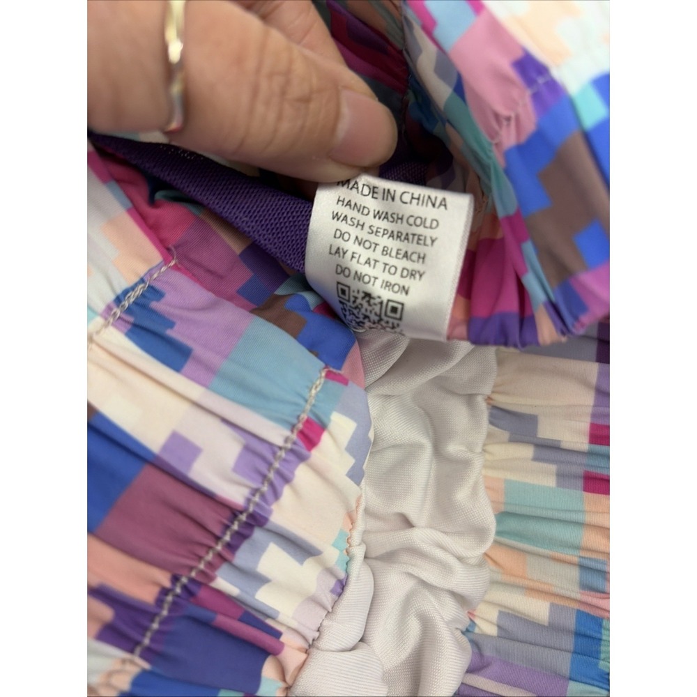 SSYS the label Shorts Large Smocked Waistband Built in Liners Athleisure Cool - Picture 8 of 10